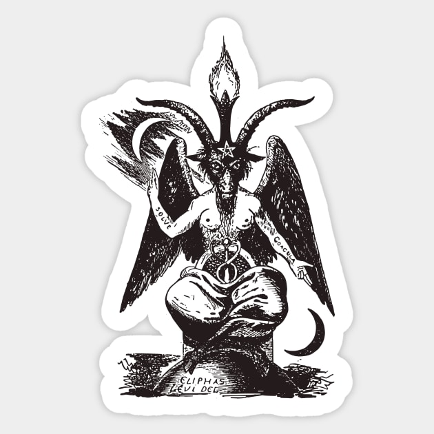 Baphomet Sticker by n23tees